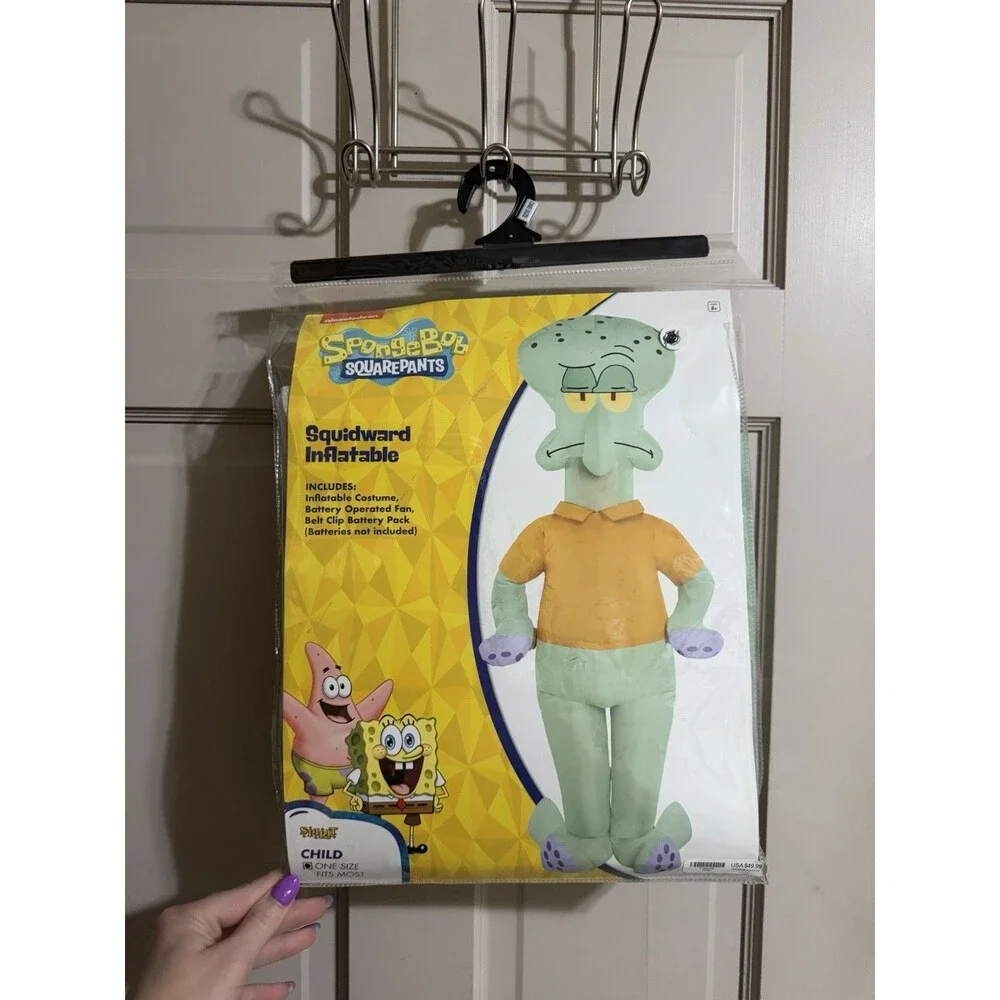 Spirit Halloween Kids Squidward Inflatable Costume SpongeBob One Size